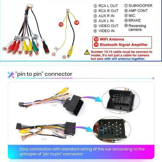 Alt view image 5 of 7 - 9in Car Wifi Android Multimedia Stereo Radio GPS Navigation 2+16G For E39 E53 X5