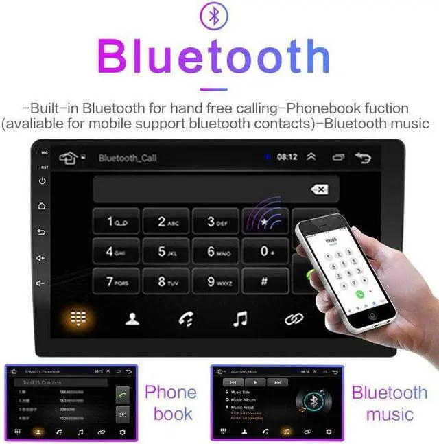 Alt view image 7 of 7 - 9in Car Wifi Android Multimedia Stereo Radio GPS Navigation 2+16G For E39 E53 X5