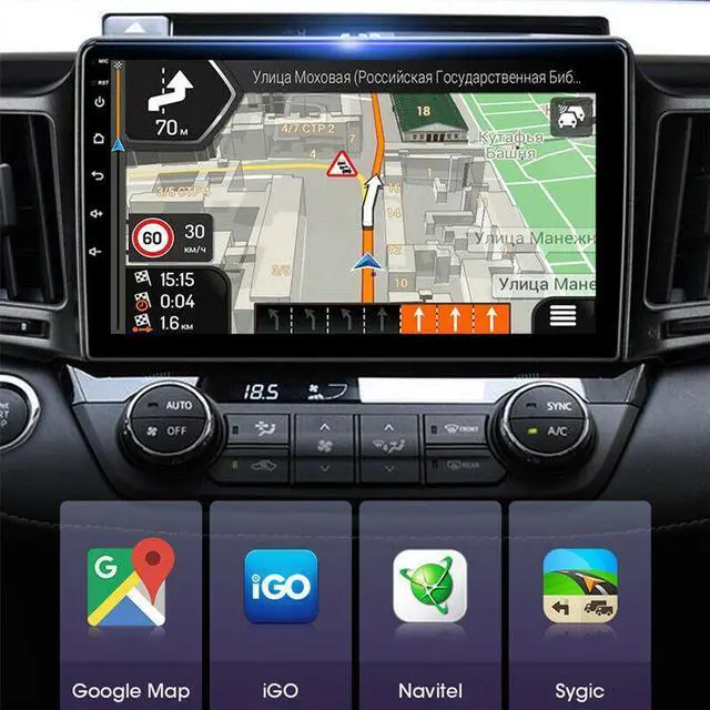 Alt view image 7 of 7 - Car Radio Multimedia Video GPS Navigation Video 9.1Android For Toyota RAV4 13-17