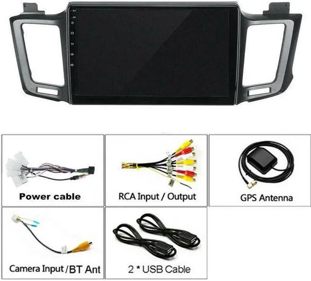 Alt view image 3 of 7 - Car Radio Multimedia Video GPS Navigation Video 9.1Android For Toyota RAV4 13-17