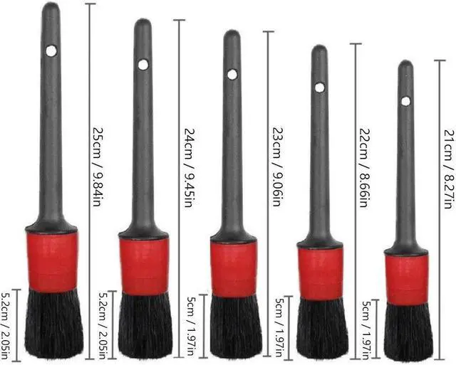 Alt view image 2 of 6 - 26 PCS Drill Brush Attachments Car Detailing Brush Kit for Auto Exterior D9U4