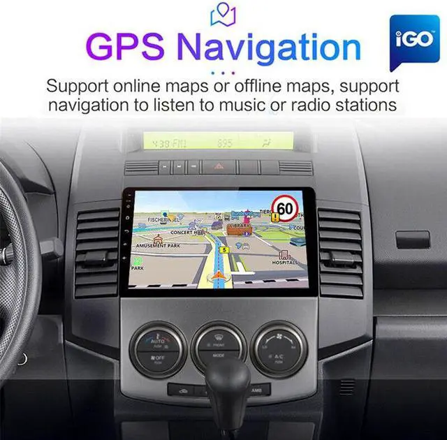 Alt view image 5 of 7 - Android Car WiFi Radio For MAZDA 5 GPS Navigation Stereo Multimedia Video Player