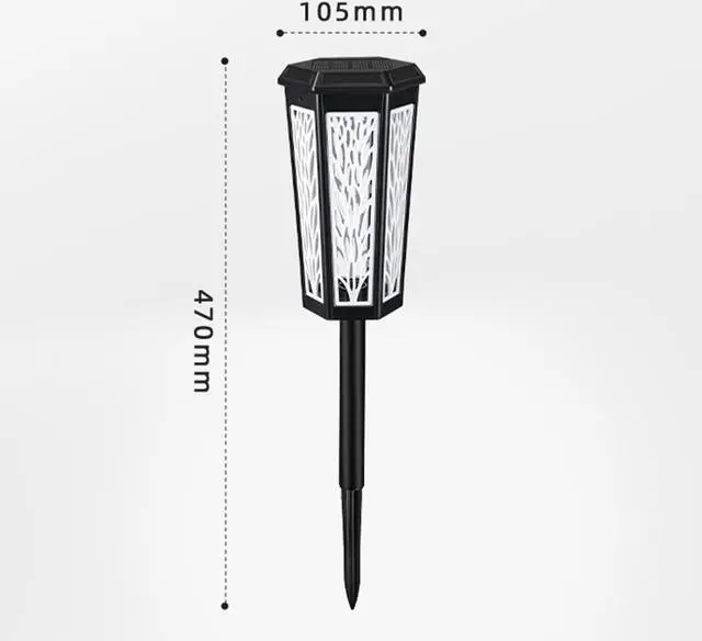Alt view image 5 of 7 - Solar RGB Light Outdoor Solar Lamp Garden Lantern Waterproof Solar Lighting O2H2