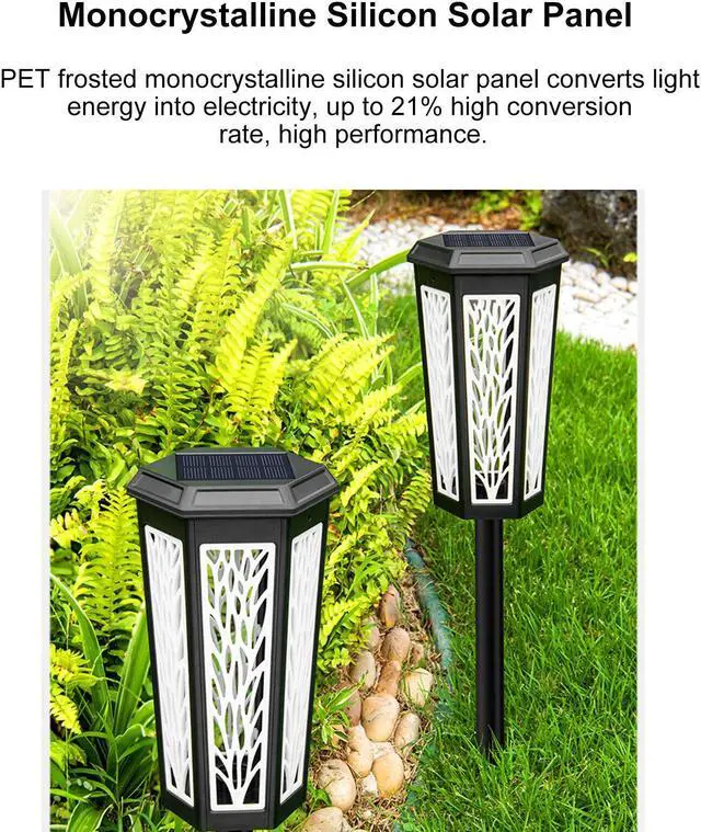Alt view image 4 of 7 - Solar RGB Light Outdoor Solar Lamp Garden Lantern Waterproof Solar Lighting O2H2