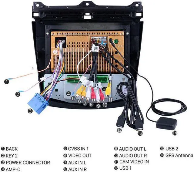 Alt view image 4 of 7 - Android Auto Car Radio For Accord 7 Multimedia GPS Player Head Unit Navigation