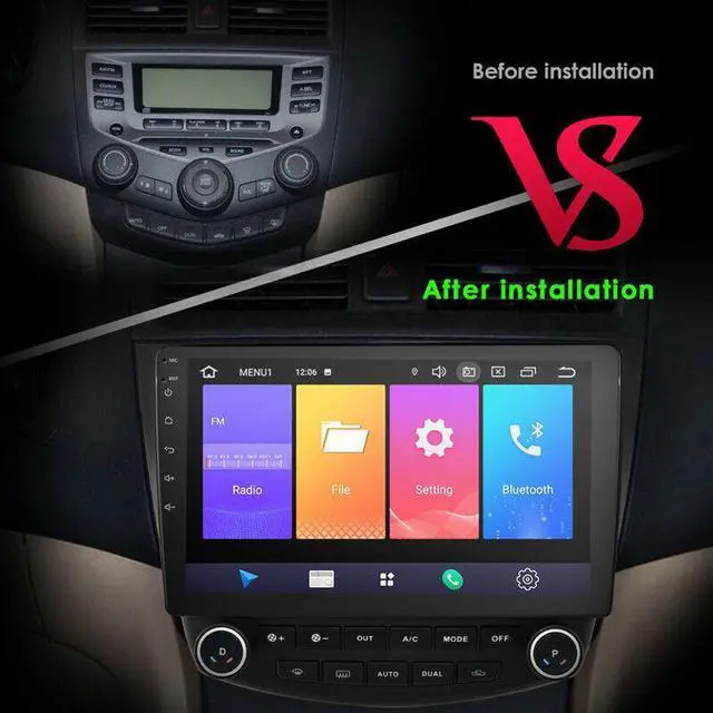 Alt view image 7 of 7 - Android Auto Car Radio For Accord 7 Multimedia GPS Player Head Unit Navigation