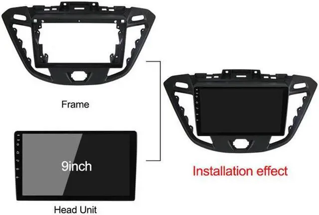 Alt view image 4 of 7 - Car Multimedia Player Android 10.0 GPS Navigation For Ford Transit Tourneo13-18