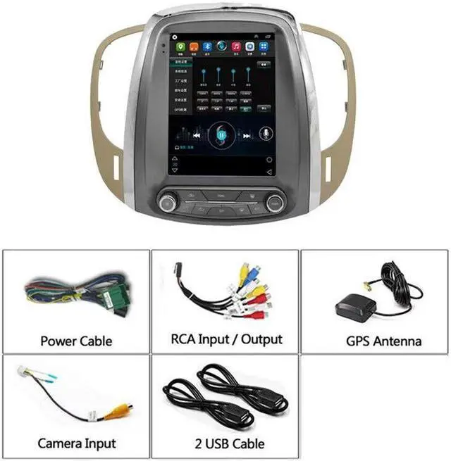 Alt view image 2 of 7 - Android Radio For 09-12 Buick Lacrosse Vertical Screen Multimedia GPS Navigation