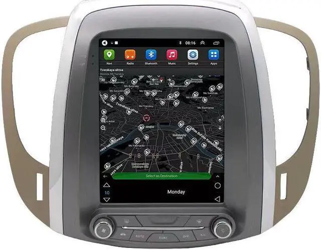 Alt view image 3 of 7 - Android Radio For 09-12 Buick Lacrosse Vertical Screen Multimedia GPS Navigation