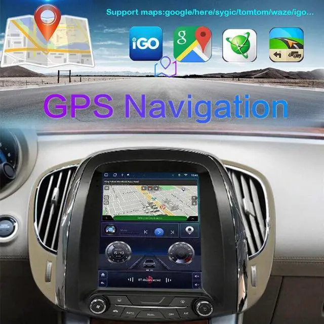 Alt view image 4 of 7 - Android Radio For 09-12 Buick Lacrosse Vertical Screen Multimedia GPS Navigation