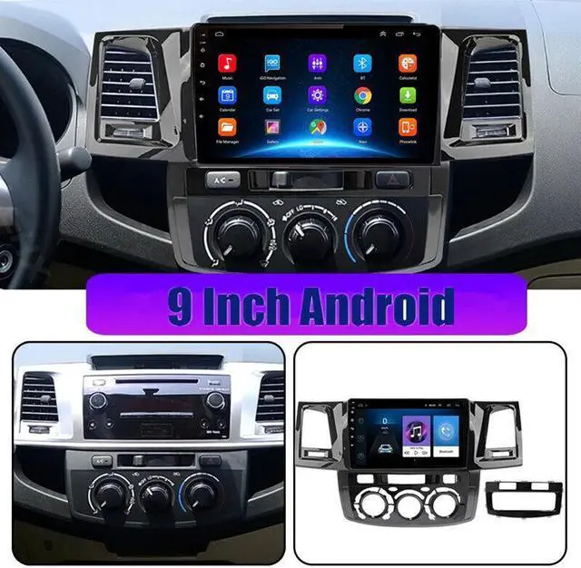 Main image of 2din Android Car Radio Multimedia Player GPS Navigation For Fortuner Hilux Revo