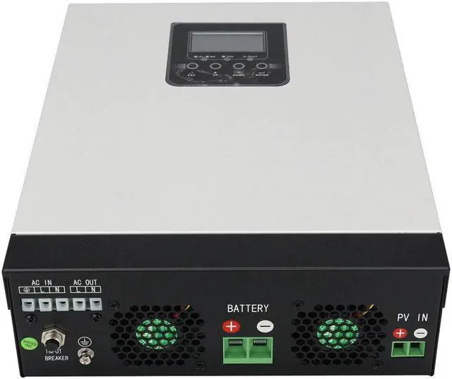 Alt view image 3 of 7 - Home Solar System PWM 50A Solar Recharge Controller 2400W Solar Inverter N7P7