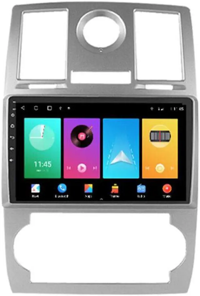 Alt view image 2 of 7 - Car FM Radio Multimedia Android Radio 9'' WIFI GPS Navigation For 05-11 300c 300