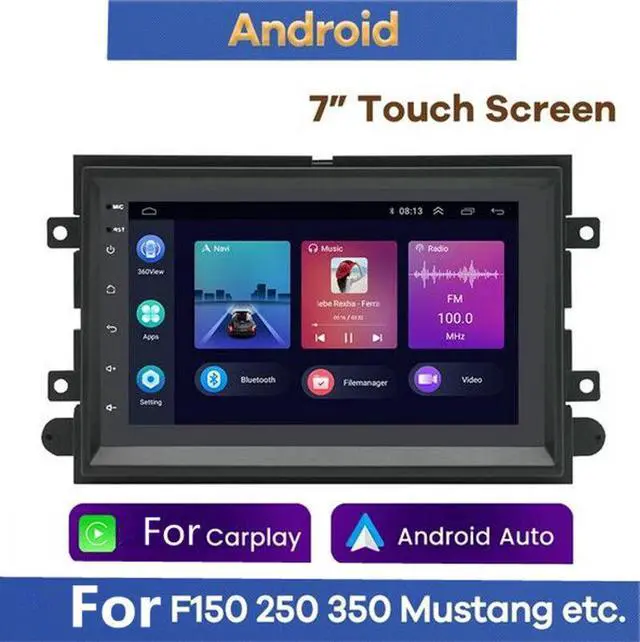 Main image of 2 Din Android Car Radio For Ford F150-550 Player For Carplay Auto GPS Navigation