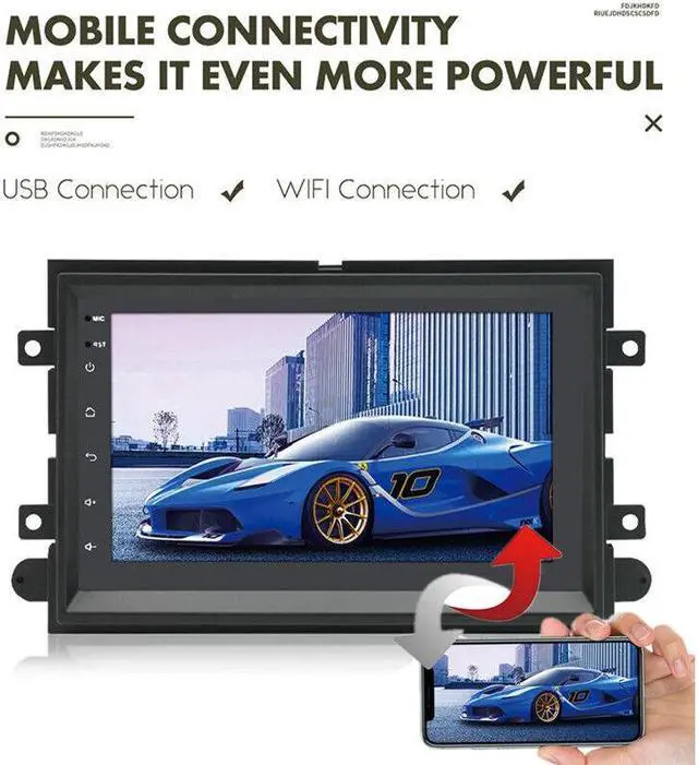 Alt view image 5 of 7 - 2 Din Android Car Radio For Ford F150-550 Player For Carplay Auto GPS Navigation