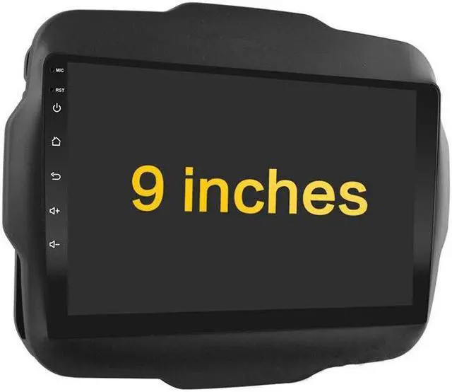 Alt view image 3 of 7 - 9in Car Radio For Renegade 2016-2017 Android GPS Navigation Player Stereo WIFI
