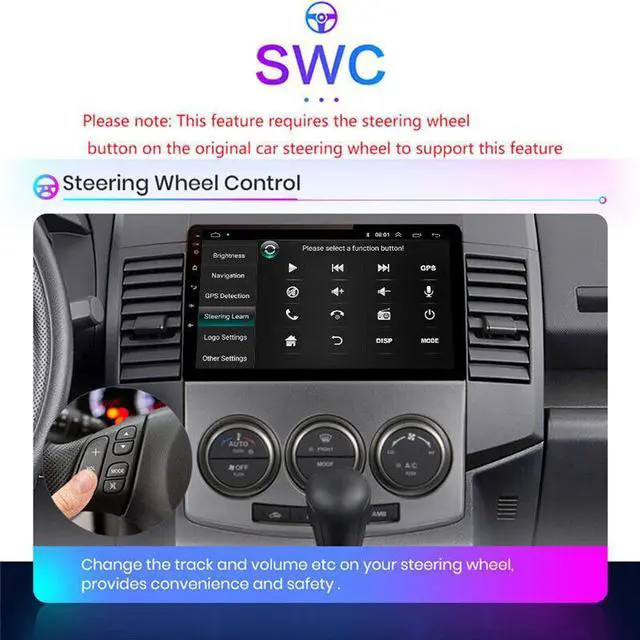 Alt view image 6 of 7 - Android For MAZDA 5 2005-2010 Car Radio Multimedia Video Player GPS Navigationt