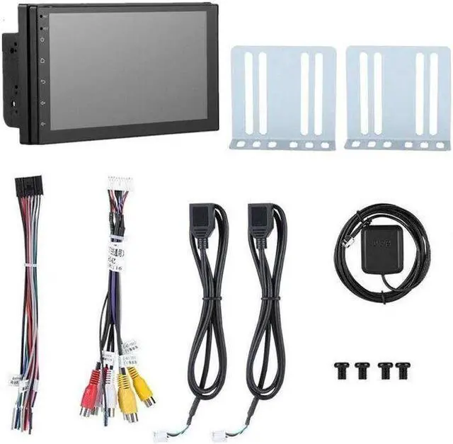 Alt view image 6 of 7 - Car Stereo 2 Din Radio Android 8.0 GPS Navigation Touchscreen Audio Stereo USB