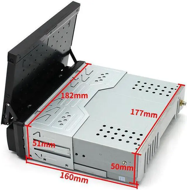 Alt view image 4 of 7 - Android Car Radio Tape Recorder GPS Navigation 7" Retractable Screen Multimedia