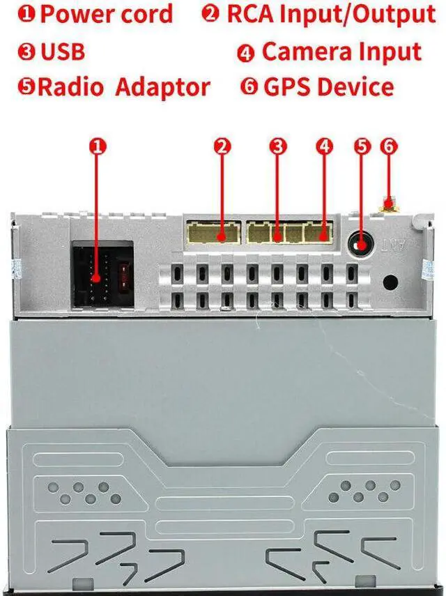 Alt view image 5 of 7 - Android Car Radio Tape Recorder GPS Navigation 7" Retractable Screen Multimedia