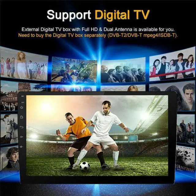 Alt view image 4 of 7 - 10inch Car 1+16G Radio Android Player Navigation GPS For Kia Optima Multimedia