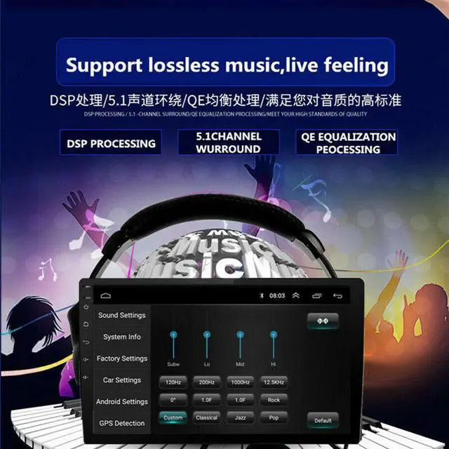 Alt view image 5 of 7 - 10inch Car 1+16G Radio Android Player Navigation GPS For Kia Optima Multimedia