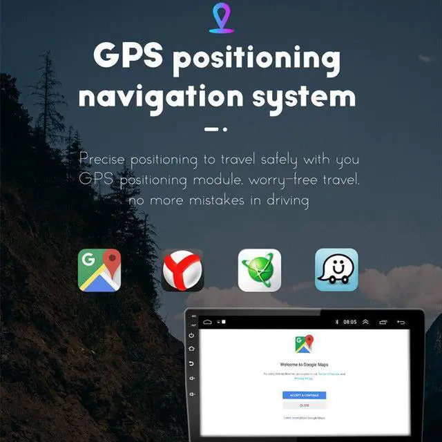 Alt view image 6 of 7 - 10inch Car 1+16G Radio Android Player Navigation GPS For Kia Optima Multimedia