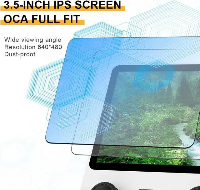 Alt view image 2 of 6 - Powkiddy RGB20S Handheld Game Console Retro Game Machine 15000+Games 144GB L5B3