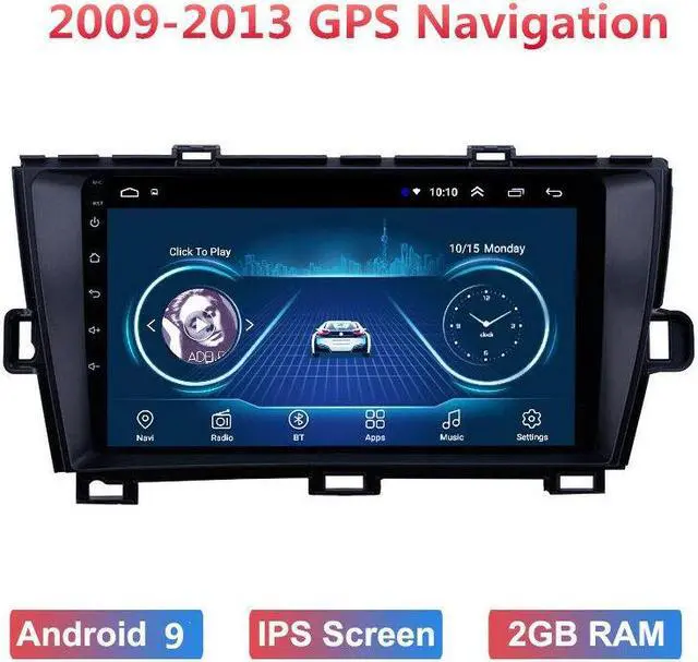 Main image of Android 9in Car Multimedia Player Head Unit GPS Navigation Radio WiFi For Prius