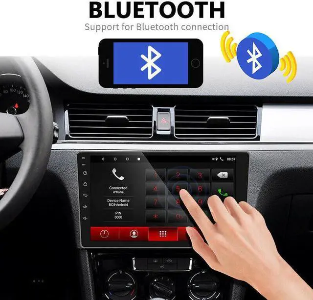 Alt view image 7 of 7 - 2Din Android Car Radio Multimedia Player GPS Navigation For Toyota Corolla 06-12