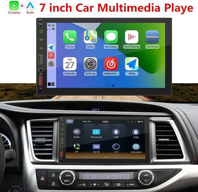 Main image of Car Radio Autoradio Multimedia Player Stereo MP5 Camera For Carplay Android Auto