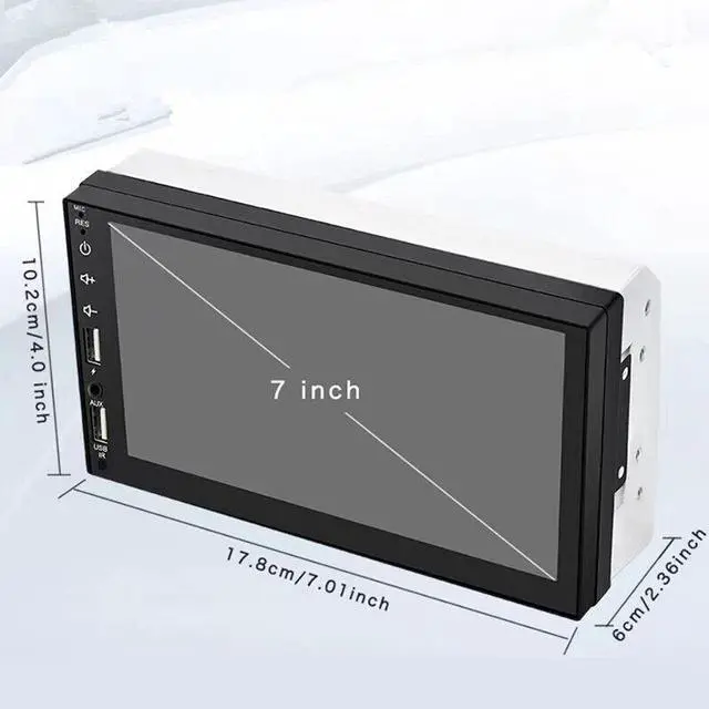 Alt view image 3 of 7 - Car Radio Autoradio Multimedia Player Stereo MP5 Camera For Carplay Android Auto