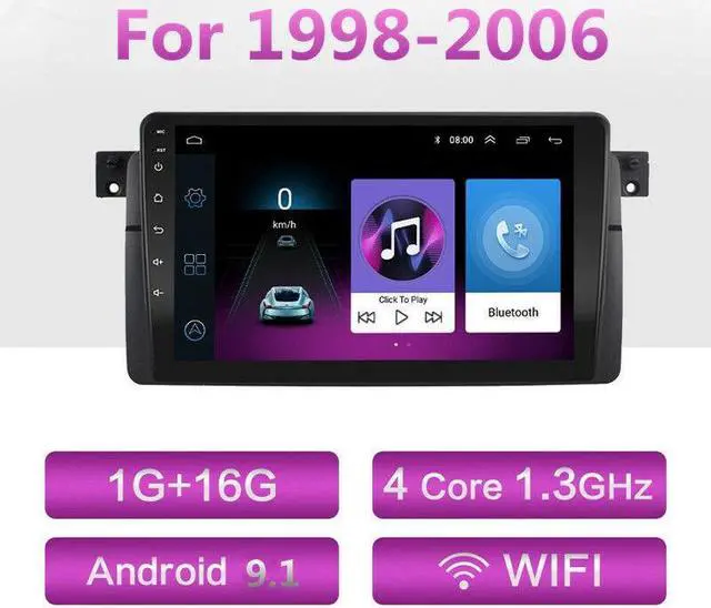Main image of Car Multimedia Video Player For E46 3Series GPS Radio 9" Android wifi Navigation