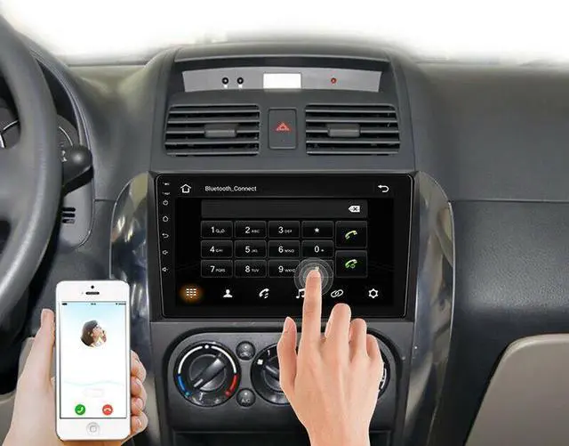 Alt view image 6 of 7 - Car Android Radio Multimedia Player For Suzuki SX4 9" Bluetooth GPS Navigation