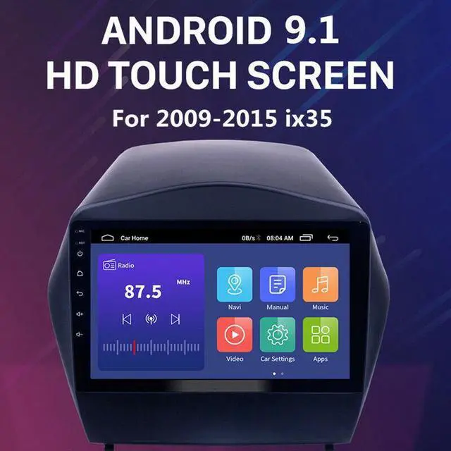 Main image of Car FM Radio Multimedia Video Player Wifi Android Autoradio GPS For 09-15 Ix35