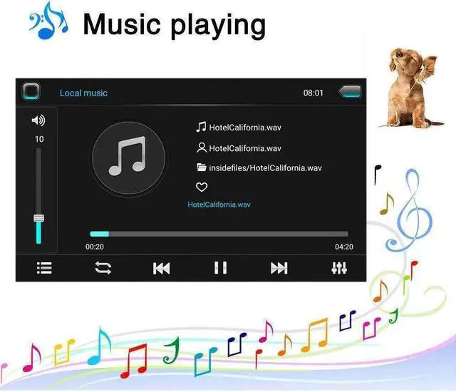 Alt view image 7 of 7 - Car FM Radio Multimedia Video Player Wifi Android Autoradio GPS For 09-15 Ix35