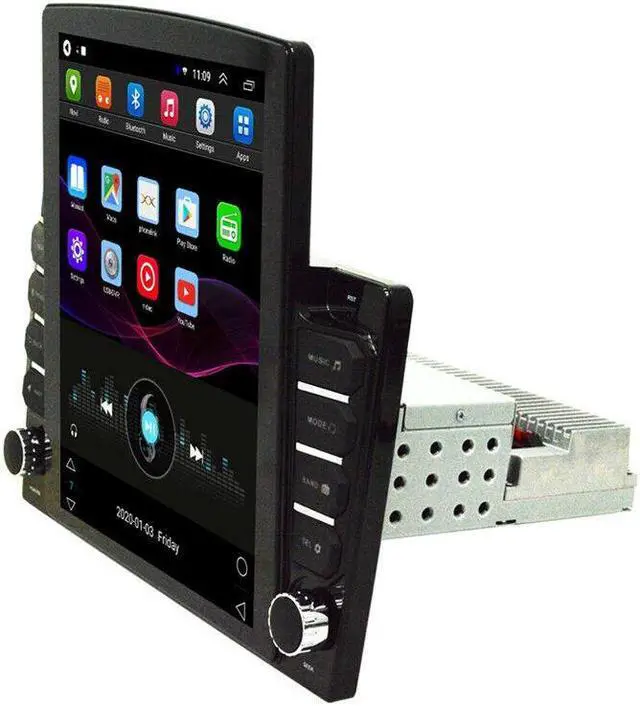 Alt view image 2 of 7 - Car Android 9.7in Vertical Screen Radio Audio Stereo GPS Navigation Video Player