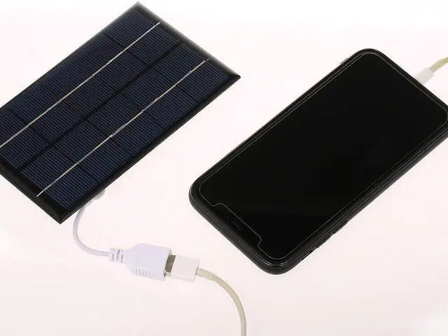 Alt view image 5 of 7 - 2X 2W/5V Solar Panel Power Bank Mobile Phone Charger Outdoor Hiking Travel K5I9