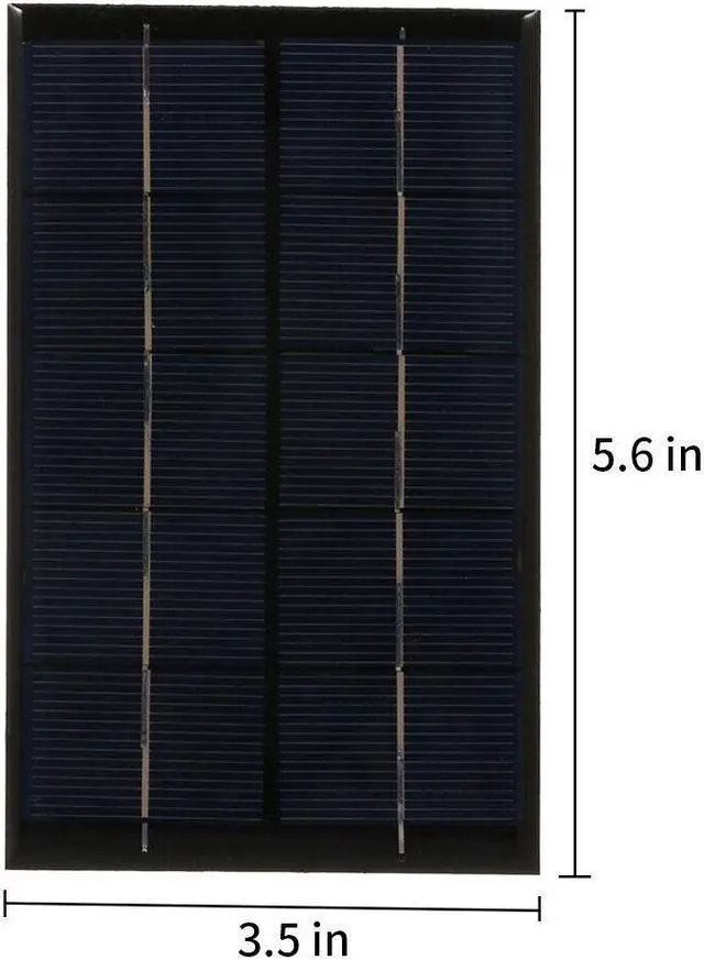 Alt view image 6 of 7 - 2X 2W/5V Solar Panel Power Bank Mobile Phone Charger Outdoor Hiking Travel K5I9