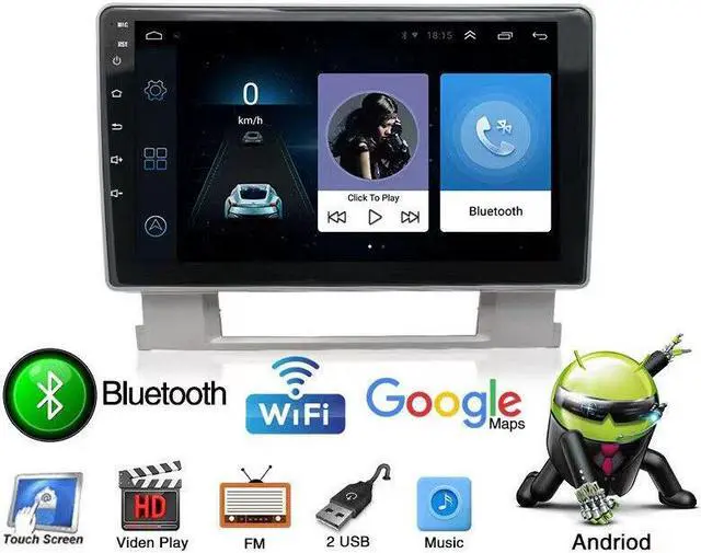 Main image of 9 In Android Player For 10-14 EXCELLE GPS Navigation Car Radio Stereo Multimedia