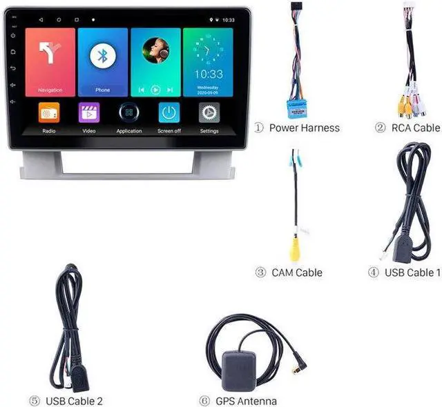 Alt view image 2 of 7 - 9 In Android Player For 10-14 EXCELLE GPS Navigation Car Radio Stereo Multimedia