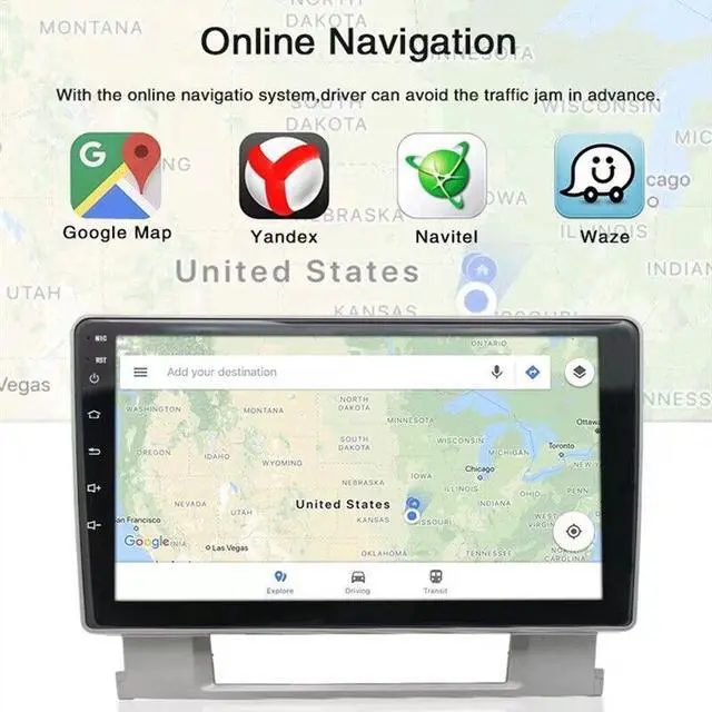 Alt view image 5 of 7 - 9 In Android Player For 10-14 EXCELLE GPS Navigation Car Radio Stereo Multimedia