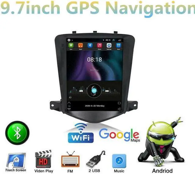 Main image of 9.7" Android Car Bluetooth FM Radio Wifi For Cruze GPS Navigation Stereo Player