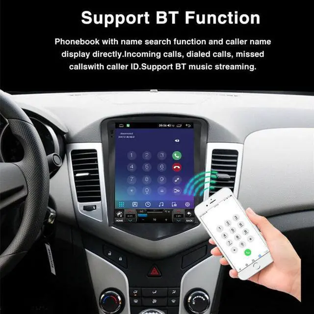 Alt view image 6 of 7 - 9.7" Android Car Bluetooth FM Radio Wifi For Cruze GPS Navigation Stereo Player