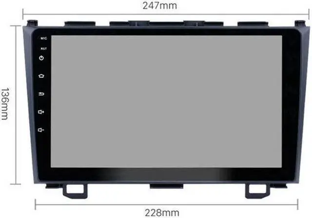 Alt view image 3 of 7 - 9in Android Car Radio Multimedia Navigation GPS For CRV CR-V 2007-2011 HeadUnit