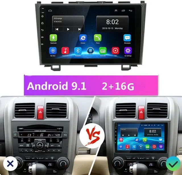 Main image of 9in Android Car Radio Multimedia Navigation GPS For CRV CR-V 2007-2011 HeadUnit