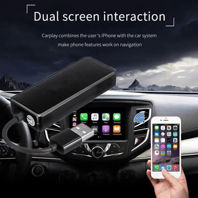 Main image of Car Phone Link Dongle Navigation DVD Player USB Plug For Apple Android CarPlay