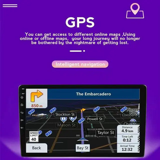 Alt view image 5 of 7 - 9in Android Car Radio for Grand Vitara 3 05-15 Multimedia Navigation GPS Stereo