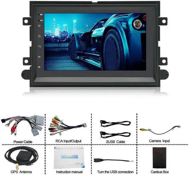 Alt view image 2 of 7 - Car Video Player For F150 250 350 450 550 7" Android Radio Stereo WIFI GPS NAVI