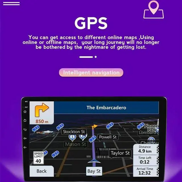 Alt view image 5 of 7 - Car Radio Multimedia Player For Avalon 3 05-10 WiFi Android Navigation GPS Audio